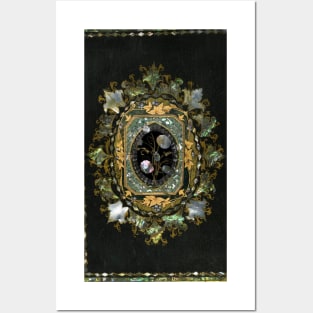 Mother Of Pearl Antique Book Cover Design Posters and Art